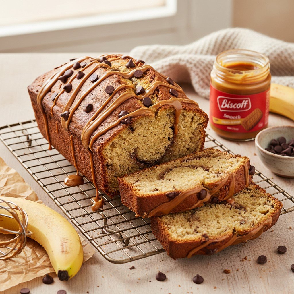 Easy Biscoff Banana Bread Recipe