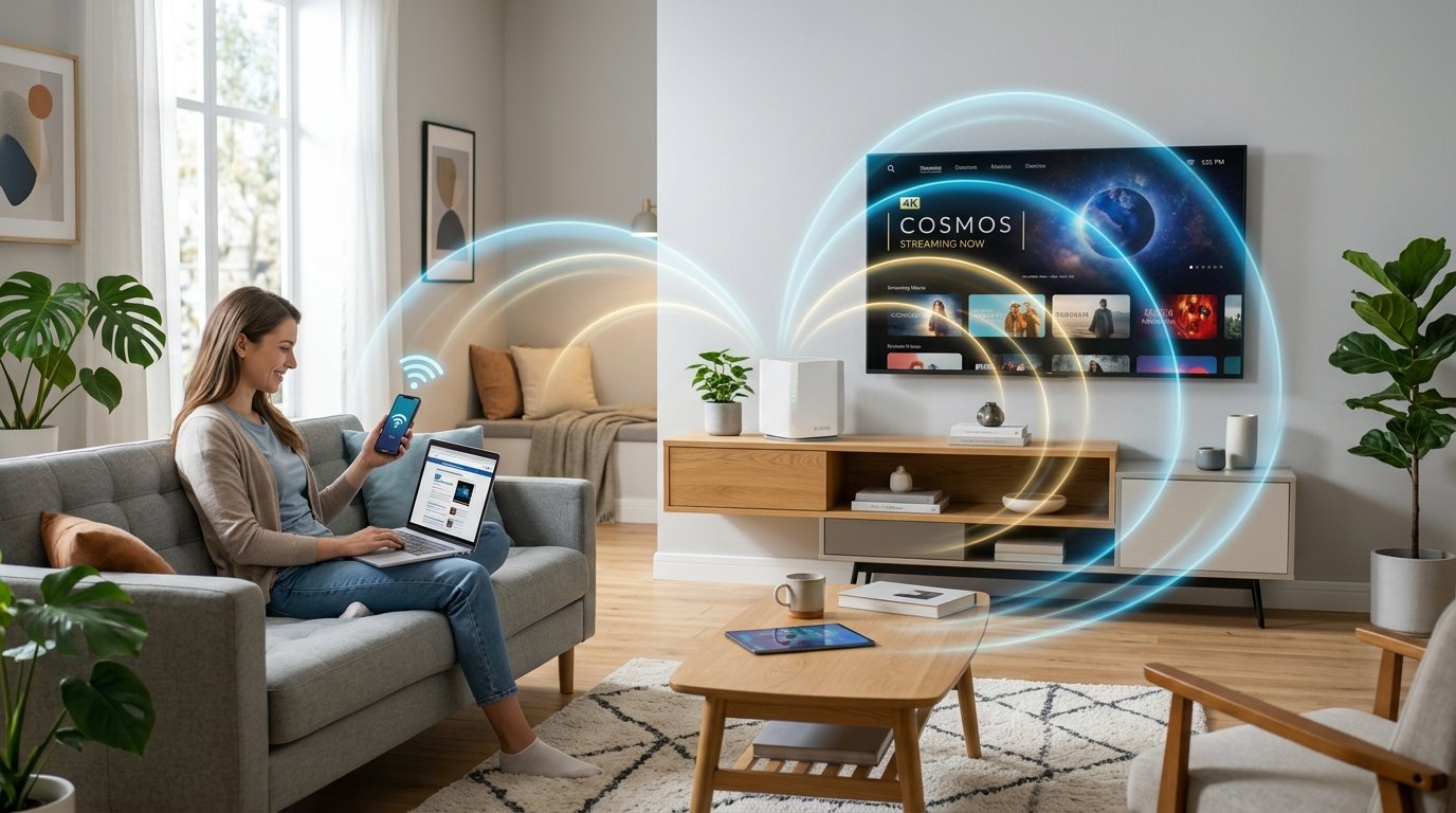 Home WiFi setup connected devices