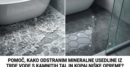 Mineral deposits from hard water