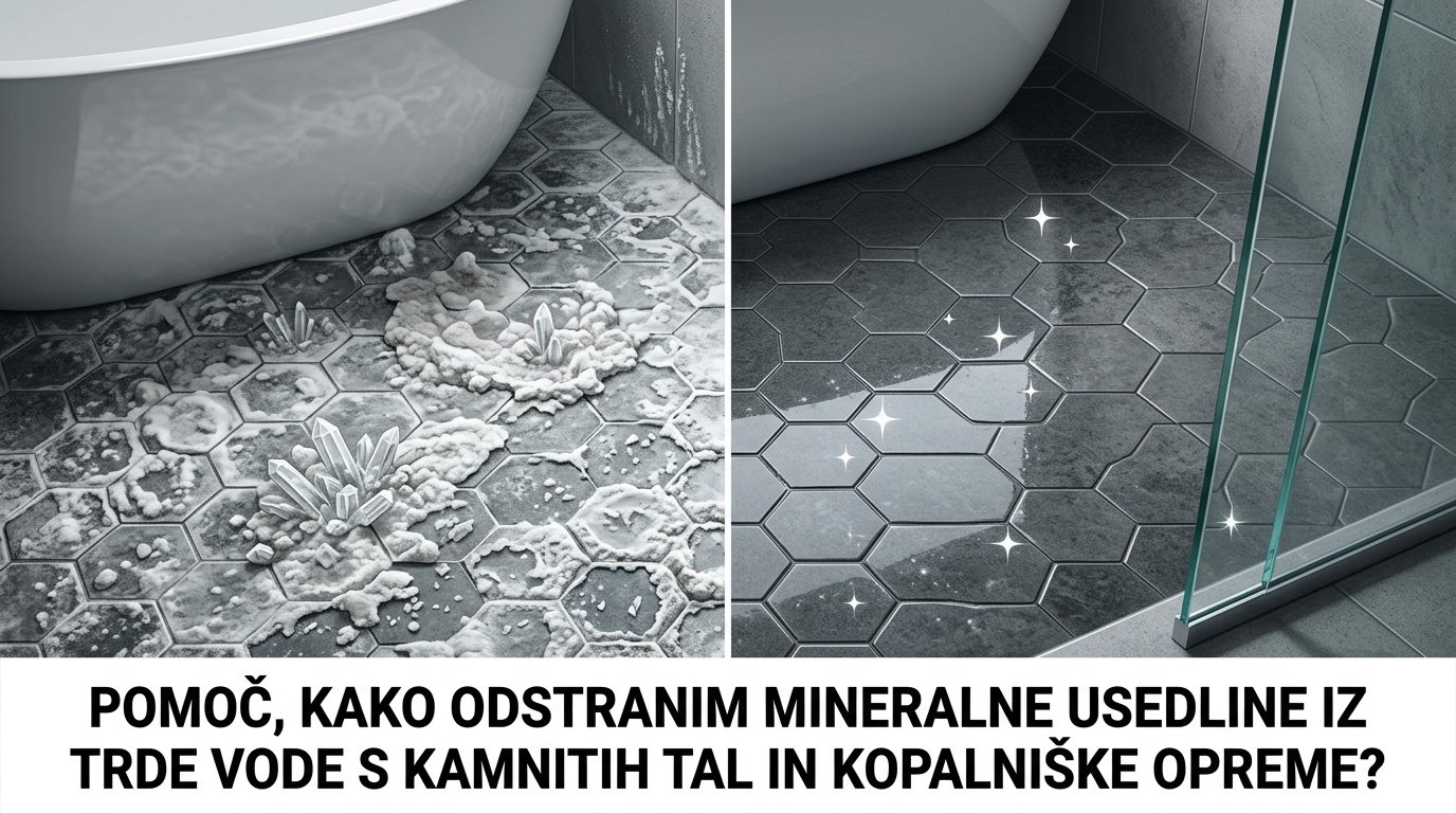 Mineral deposits from hard water
