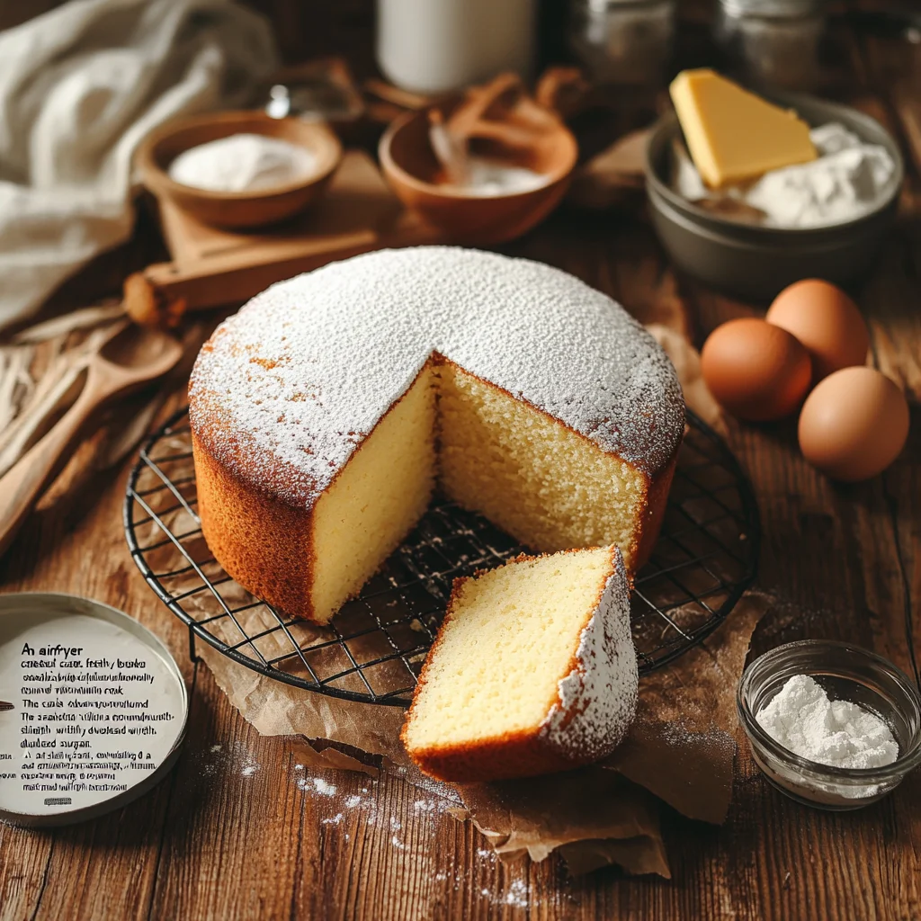 Cake uit airfryer