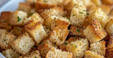 Croutons uit airfryer